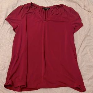 Red women’s dress top - size small